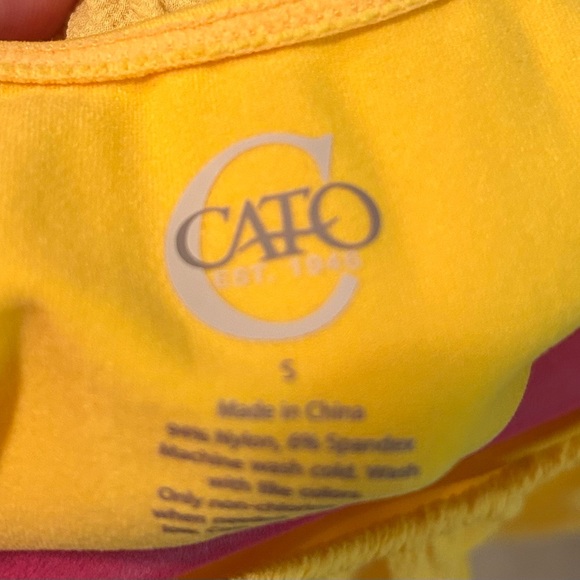 Yellow Off-Shoulder Ruffle Sleeve Top - Picture 2 of 6